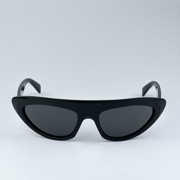Celine CL40261I 01A BRAND NEW Sunglasses Black Dark Grey Wraparound Unisex - Picture 1 of 10